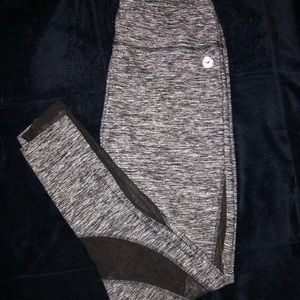 high waisted hollister leggings with mesh